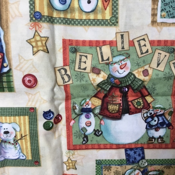 Fabric by the yard, Christmas quilting/ craft fabric, country, vintage - Picture 2 of 4